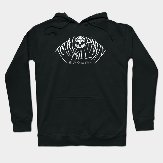 Total Party Kill Heavy Metal DnD Hoodie by DnlDesigns